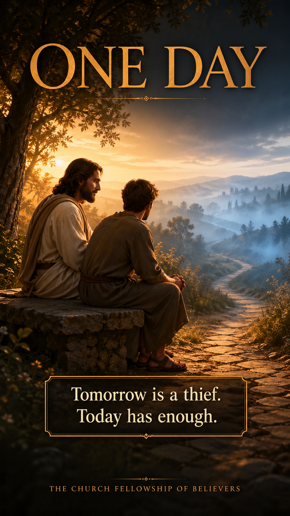 Tomorrow Is a Thief. Today Has Enough.