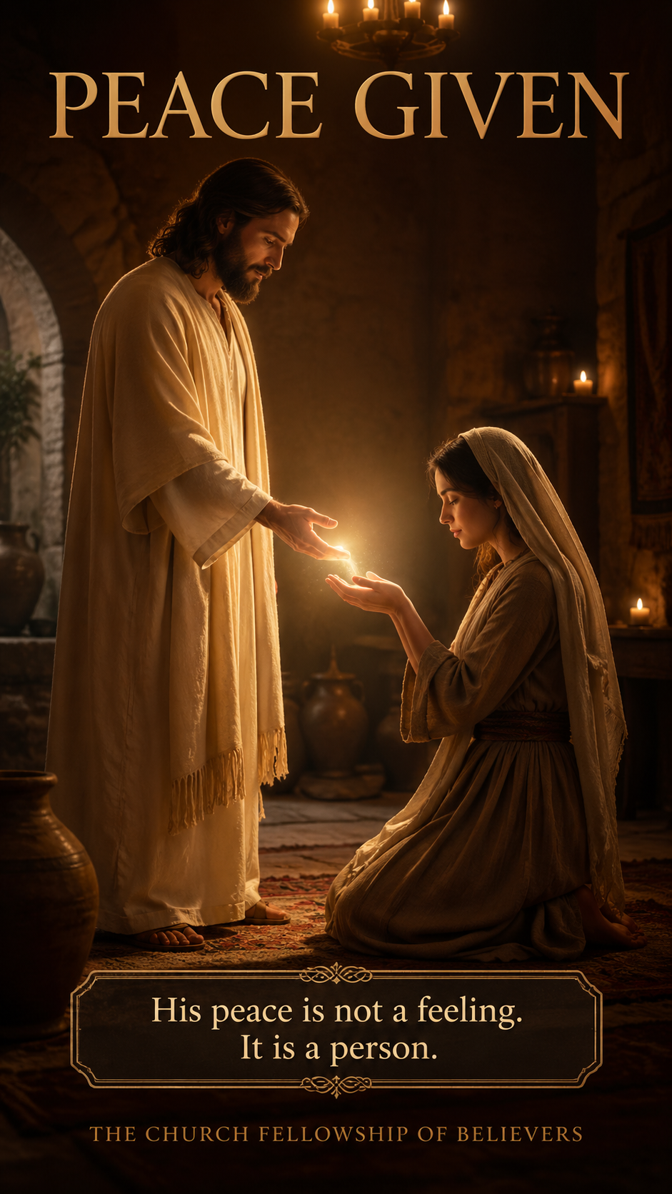 His Peace Is Not a Feeling. It Is a Person.